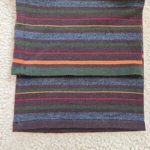 Piazza Sempione Ultra Fine Wool Stripe Scarf
